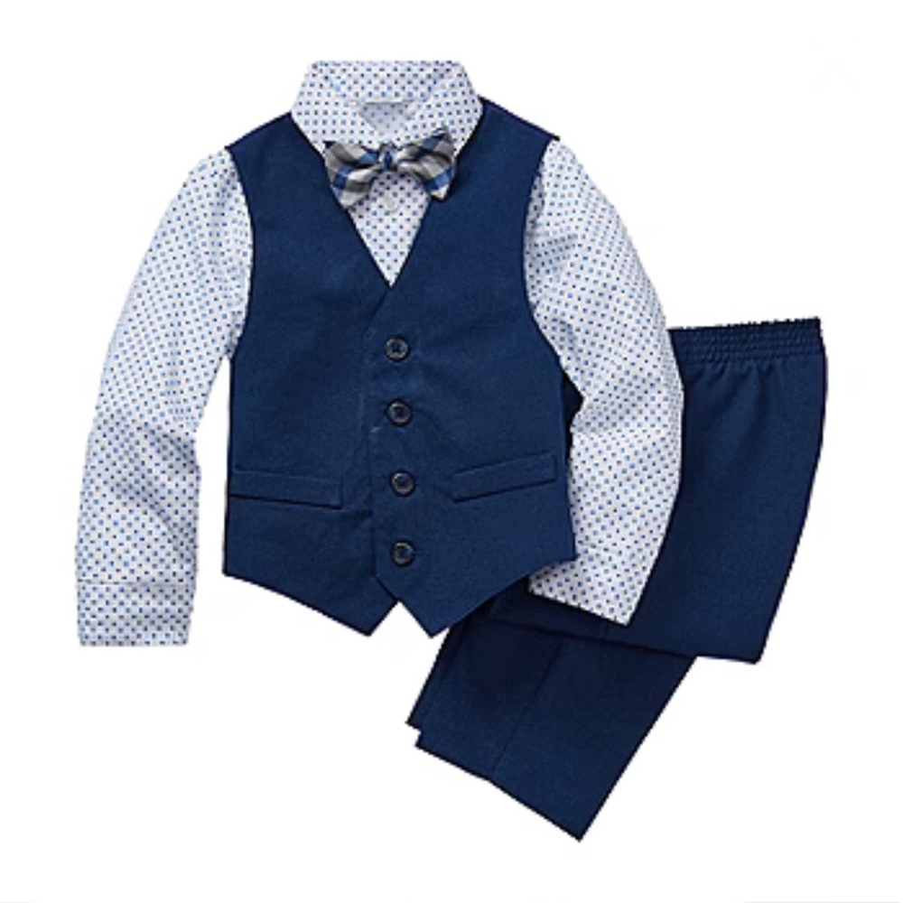 Van Heusen Boys' 4-Piece Formal Suit Set